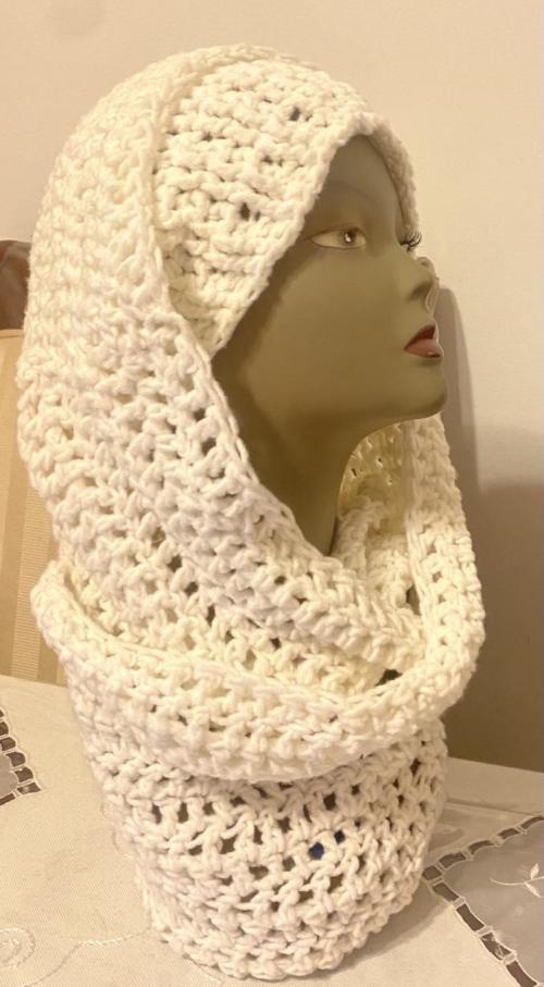 Crochet Infinity Scarf and Hat 