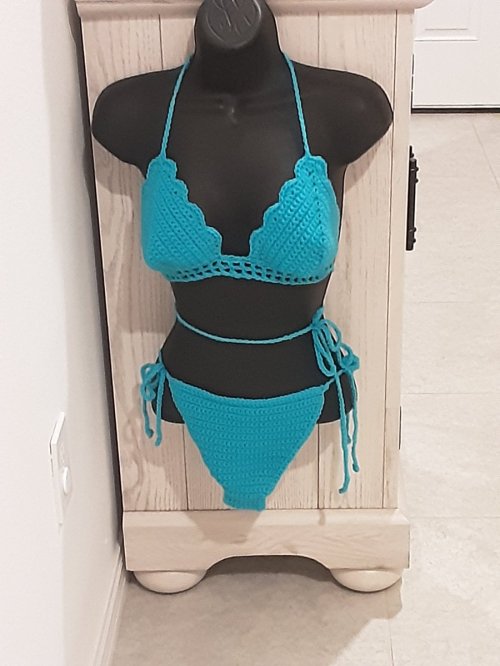 Crochet Halter Top and Bottom 