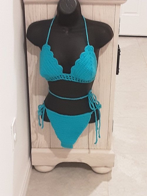 Crochet Halter Top and Bottom 
