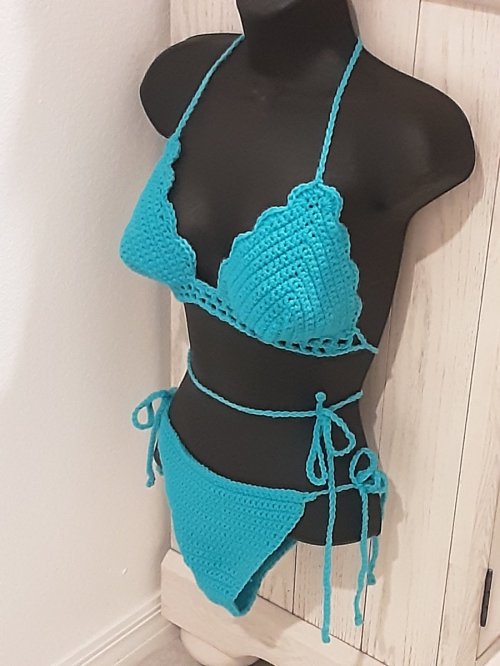 Crochet Halter Top and Bottom 