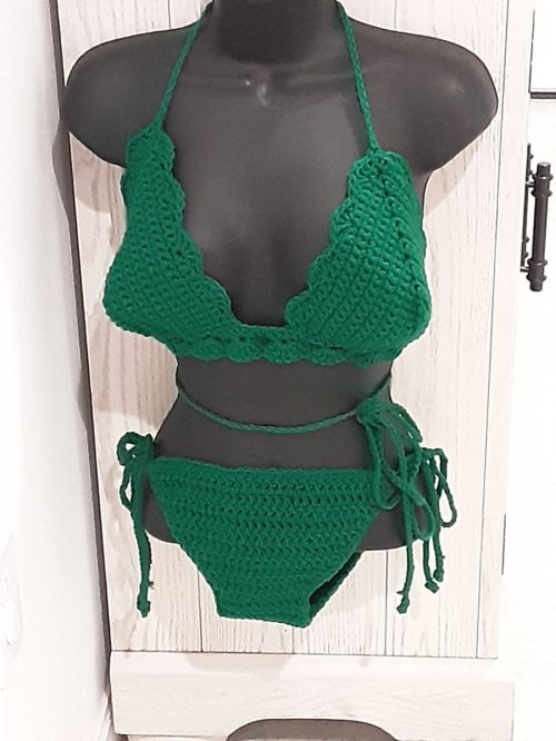 Crochet Halter Top, and Bottom 