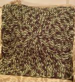 Crochet Camouflage Baby Blanket 