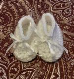 Crochet Baby Dress, Bonnet, Diaper Cover and Booties 