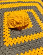 Crochet Baby Blanket and Hat