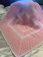 Crochet Baby Blanket and Hat 