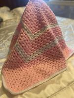 Crochet Baby Blanket and Hat 