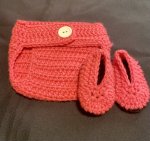 Cochet Baby Diaper Cover, and Booties.